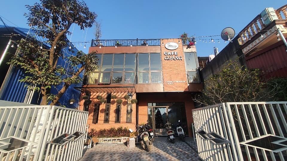 Thi công lắp dựng khung thép quán Cafe Tiên Lãng - Hải Phòng