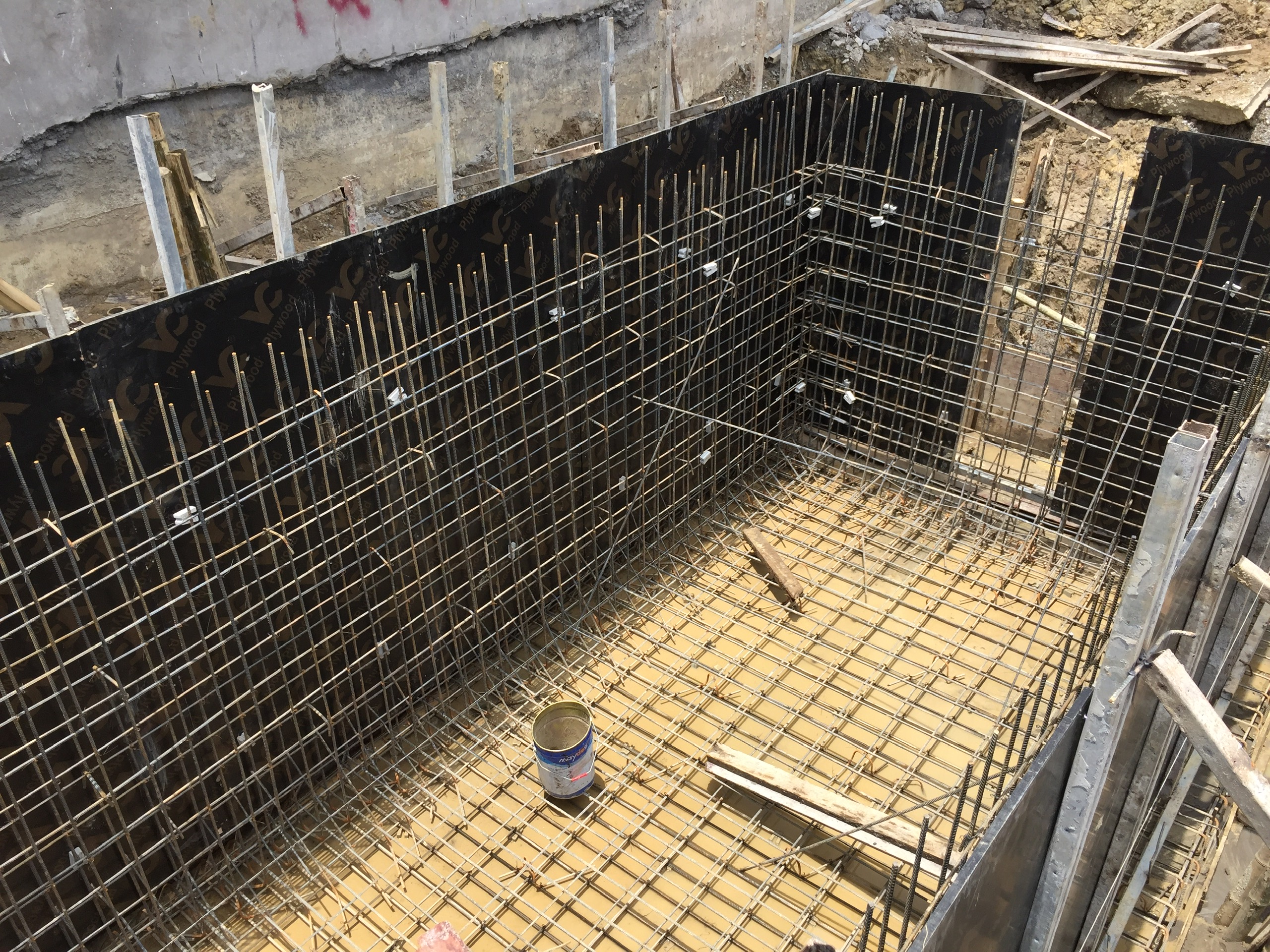 Thi công bể nước khu công nghiệp