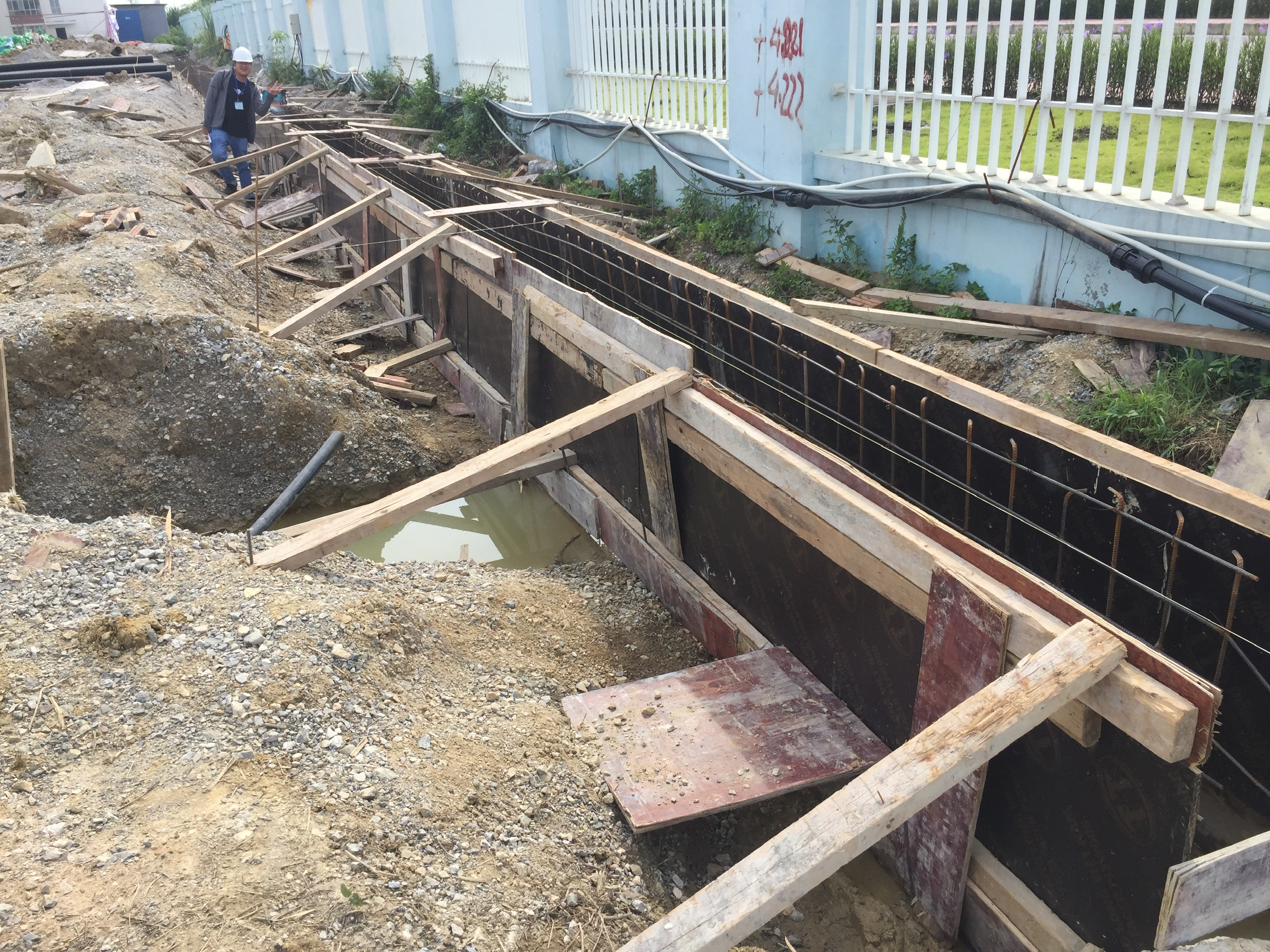 Thi công bể nước khu công nghiệp