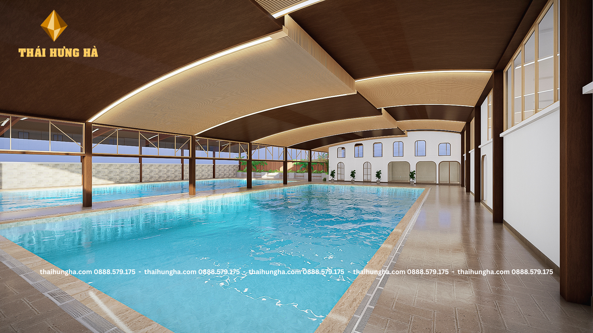 Tổ hợp thể thao Paradise - Bể bơi và sân Pickelball