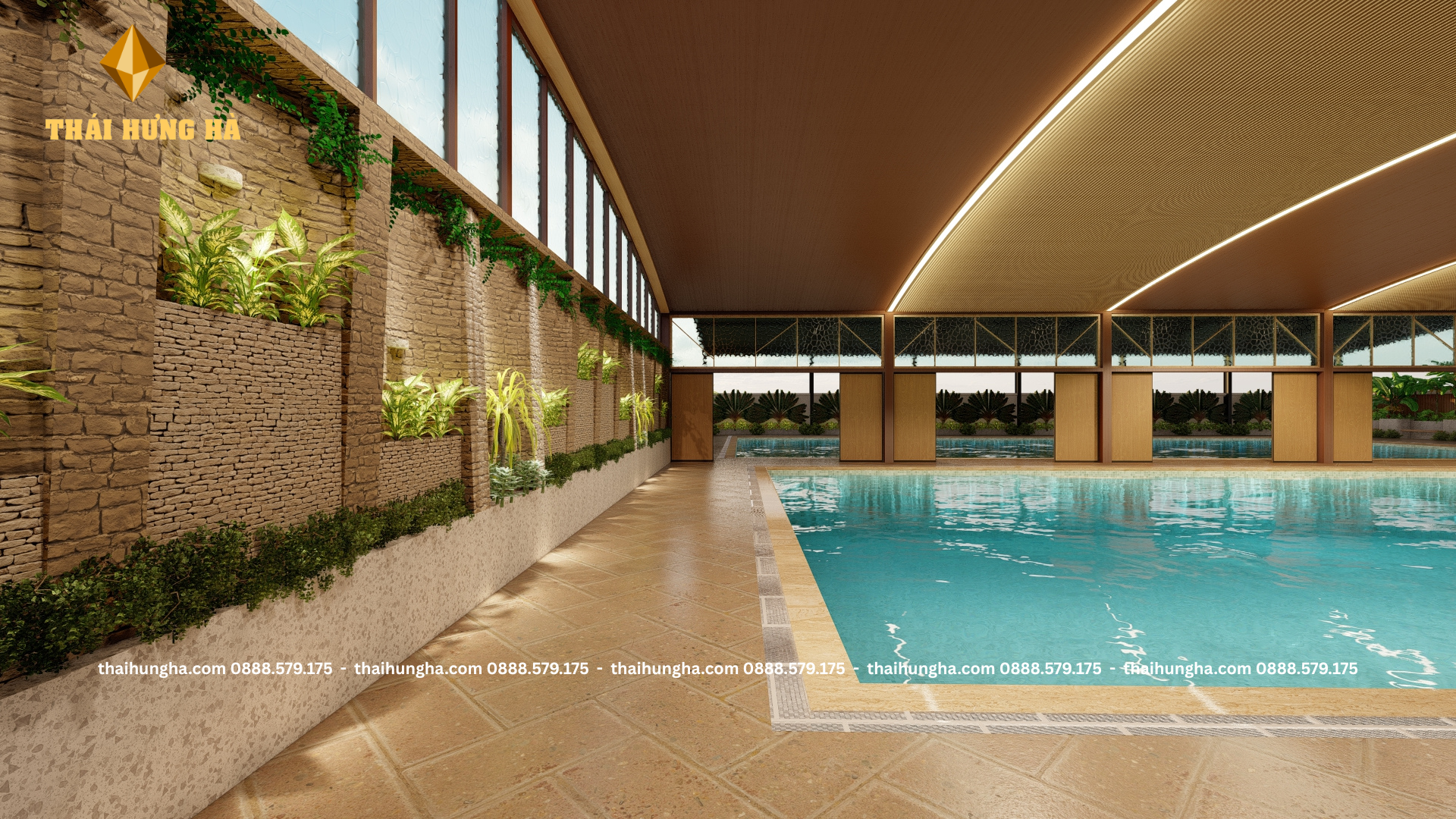 Tổ hợp thể thao Paradise - Bể bơi và sân Pickelball