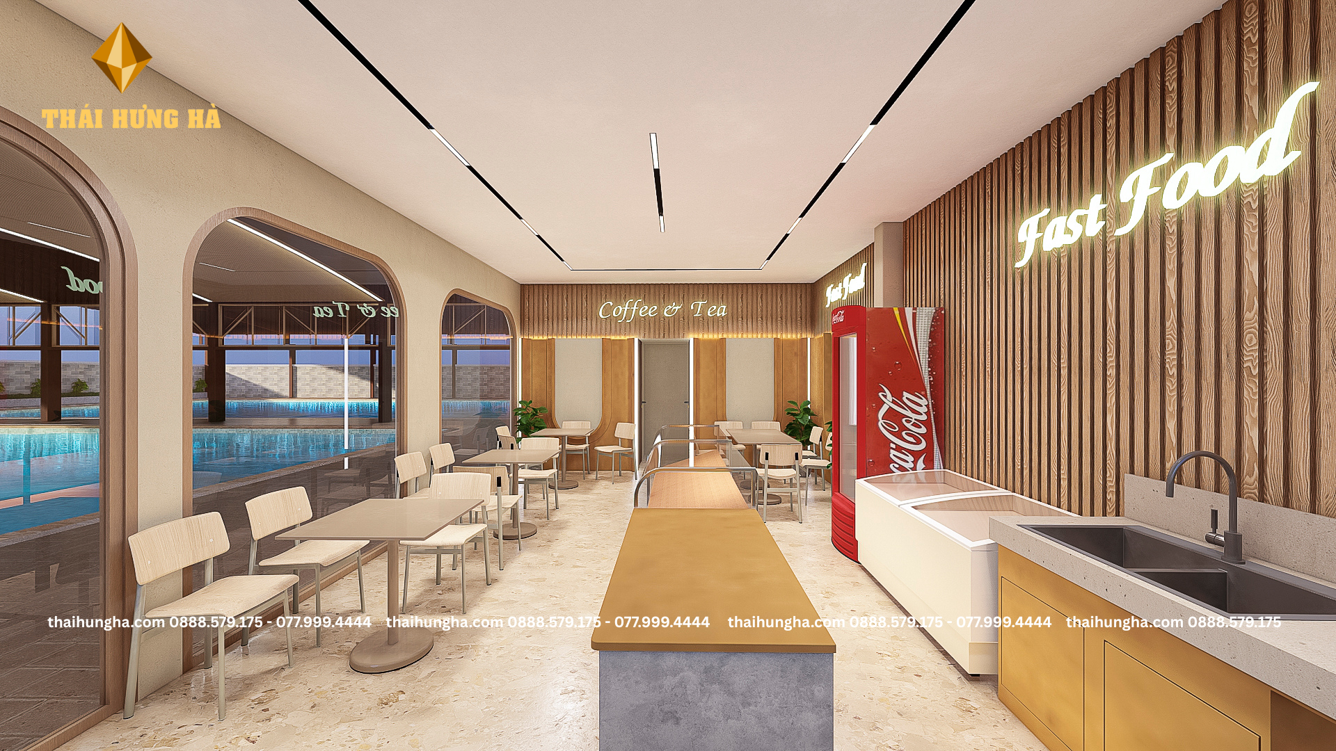 Tổ hợp thể thao Paradise - Bể bơi và sân Pickelball