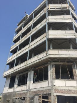 Thi công khung kết cấu nhà văn phòng 6 tầng